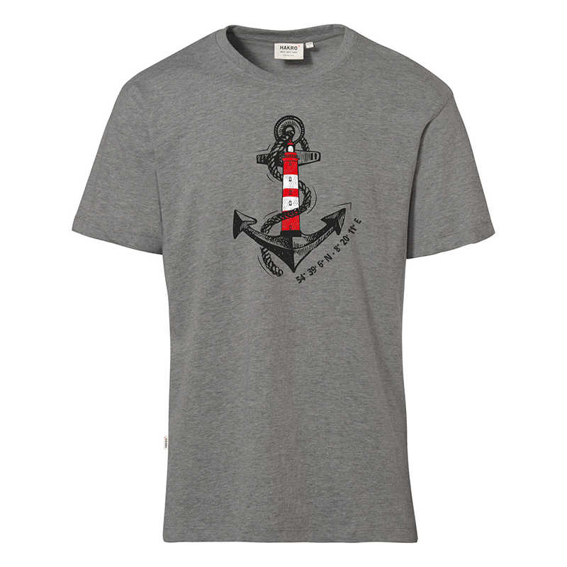 Herren T-Shirt "Anker & Leuchtturm"