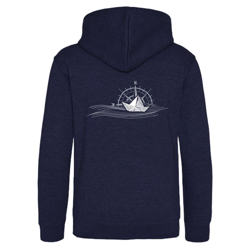 Kinder Kapuzenpullover "Papierschiff"