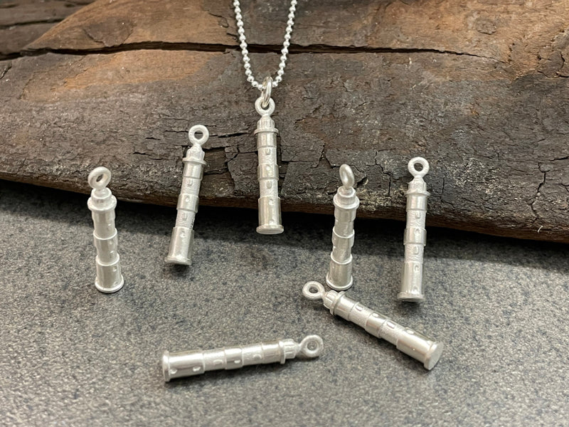 Damen Anhänger "Leuchtturm", 925er Silber