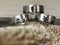 Unisex Ring "Inselmotive", 925er Silber