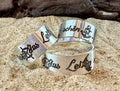 Unisex Ring "Weil das Leben schön ist", 925er Silber