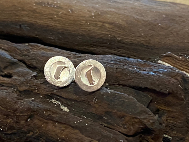 Damen Ohrstecker "Amrum", 925er Silber