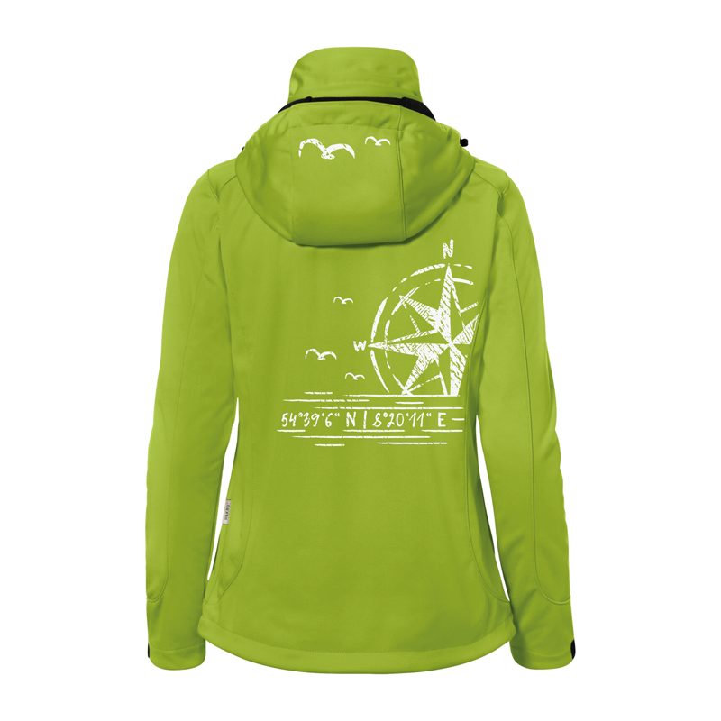 Damen Softshelljacke "Windrose"