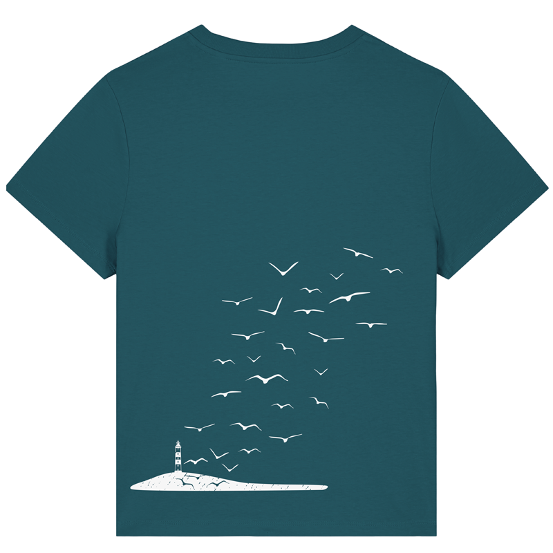 Damen T-Shirt "Möweninsel"