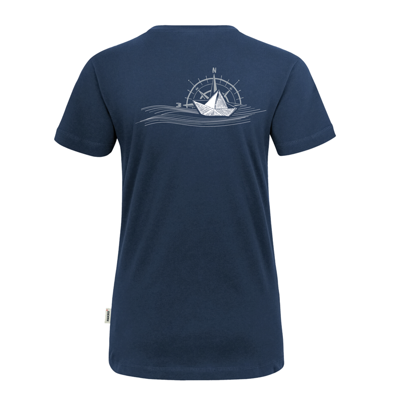 Damen T-Shirt "Papierschiff"