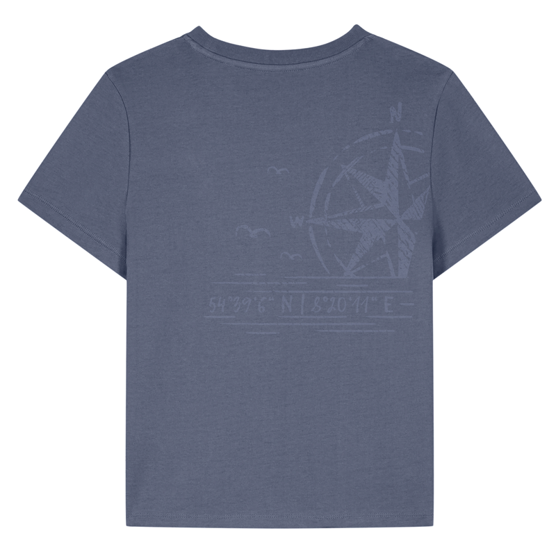 Damen T-Shirt "Windrose & Möwen"