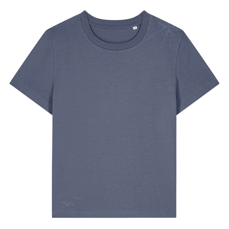 Damen T-Shirt "Windrose & Möwen"