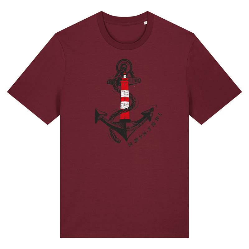 Herren T-Shirt "Anker & Leuchtturm"