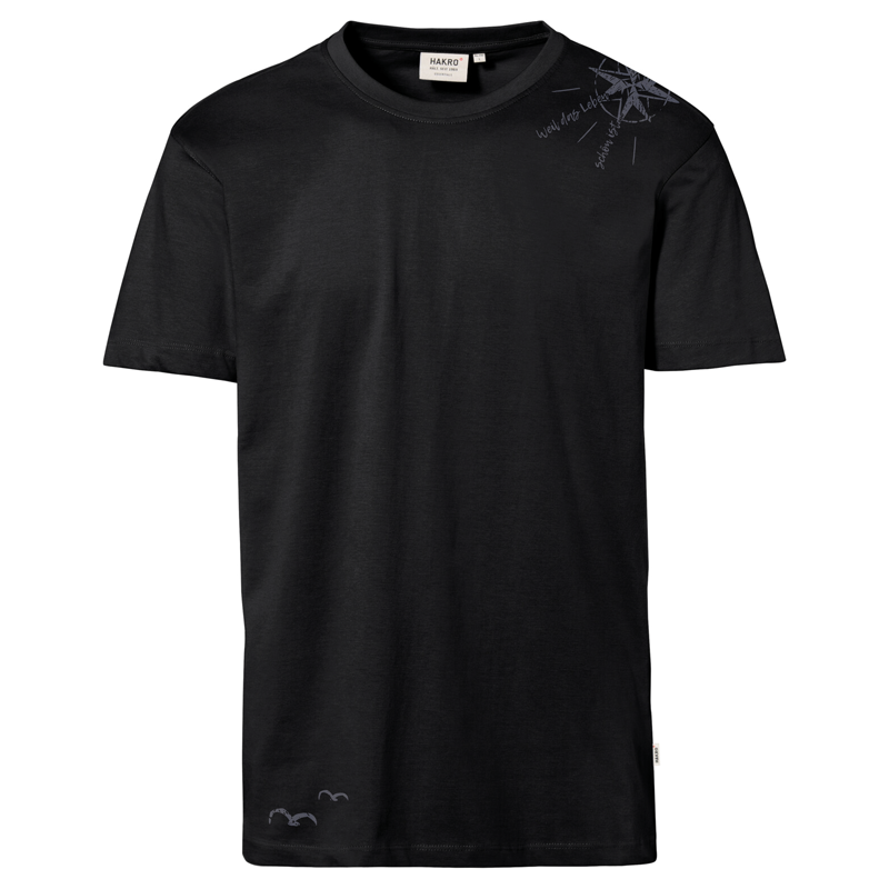 Herren T-Shirt "Windrose & Möwen"