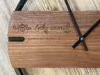 Wanduhr "Weil das Leben schön ist"