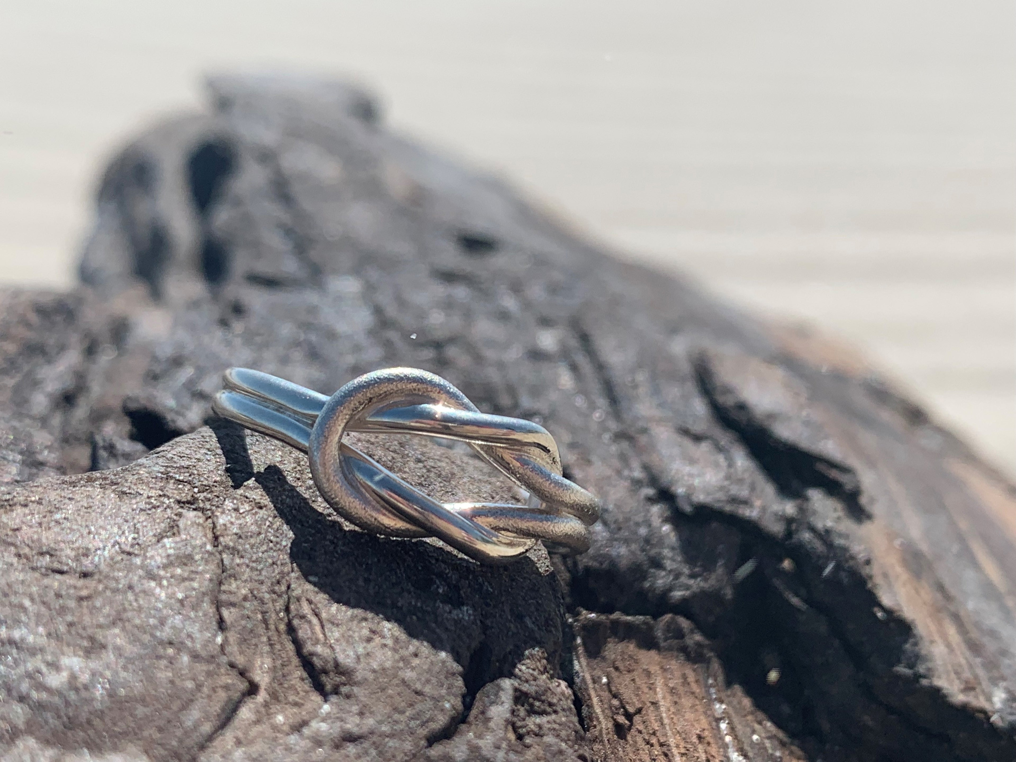 Damen Ring "Seemannsknoten", 925er Silber